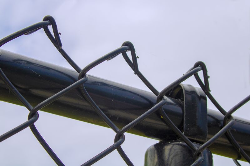 Repaired Chain Link Fence