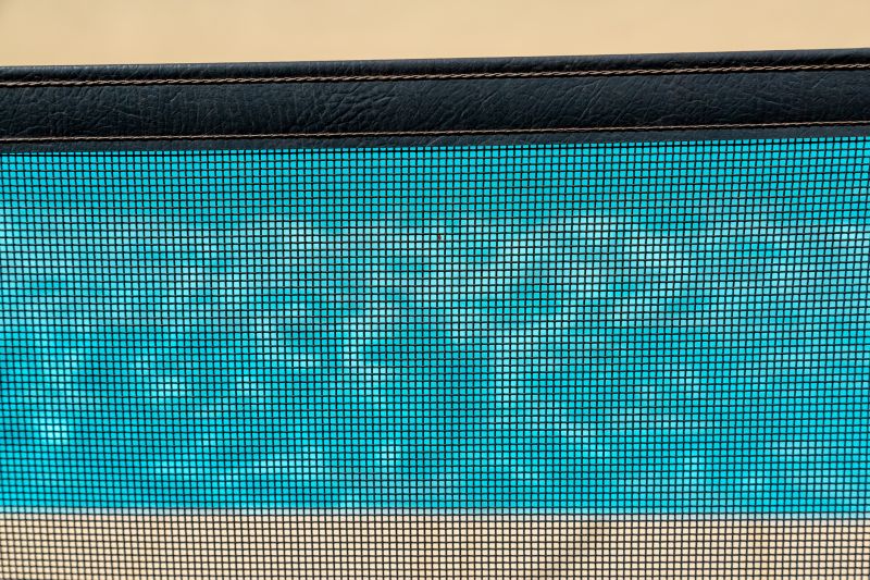 Close-up of Mesh Fence Material